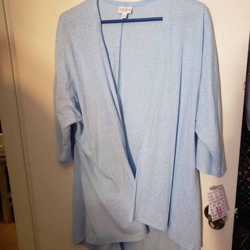 Lularoe bnwt Lindsay Kimono medium baby blue